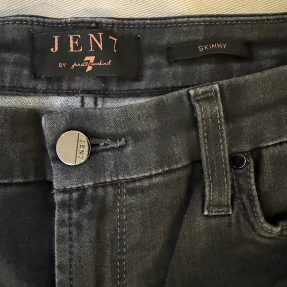 Jen 7 for all mankind dark grey skinny jeans. Size 4. - Picture 4 of 7